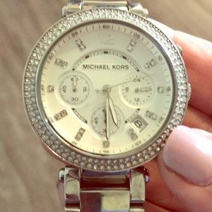 Bedazzled Michael Kors watch